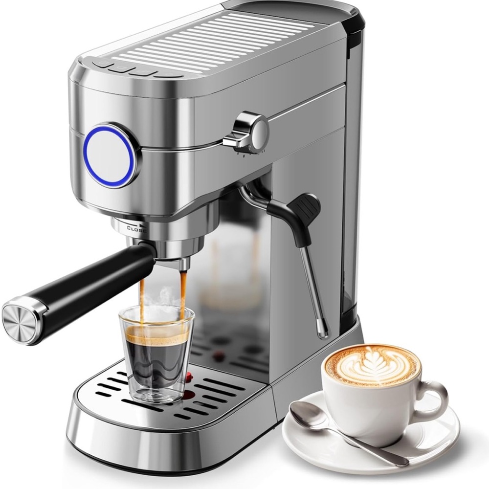 Stainless Steel Espresso Machine 20 bar